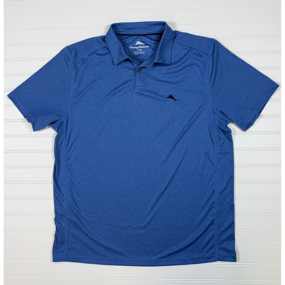 Tommy‎ Bahama Polo Shirt Performance Moisture Wicking UPF 30 Golf